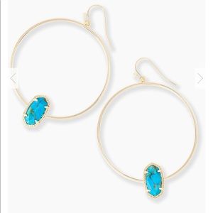 Kendra scott elora hoop earrings